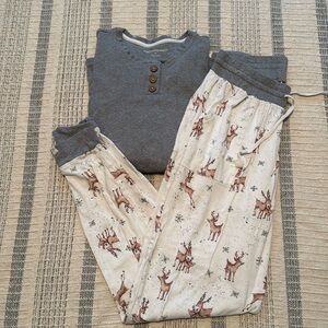 Burt’s Bees Baby Women’s M Christmas Pajamas